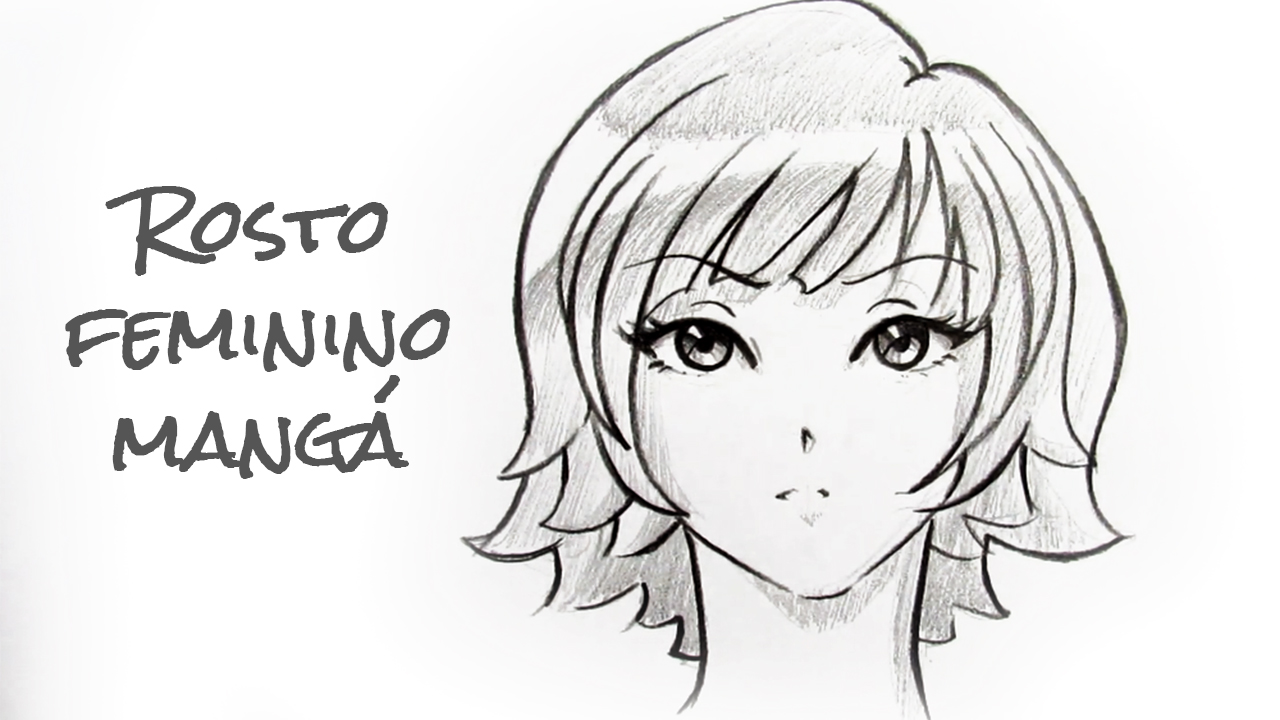 Como desenhar ROSTO FEMININO (Anime) 