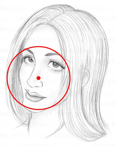 Como desenhar um nariz, um olho e uma boca realista? obs:se